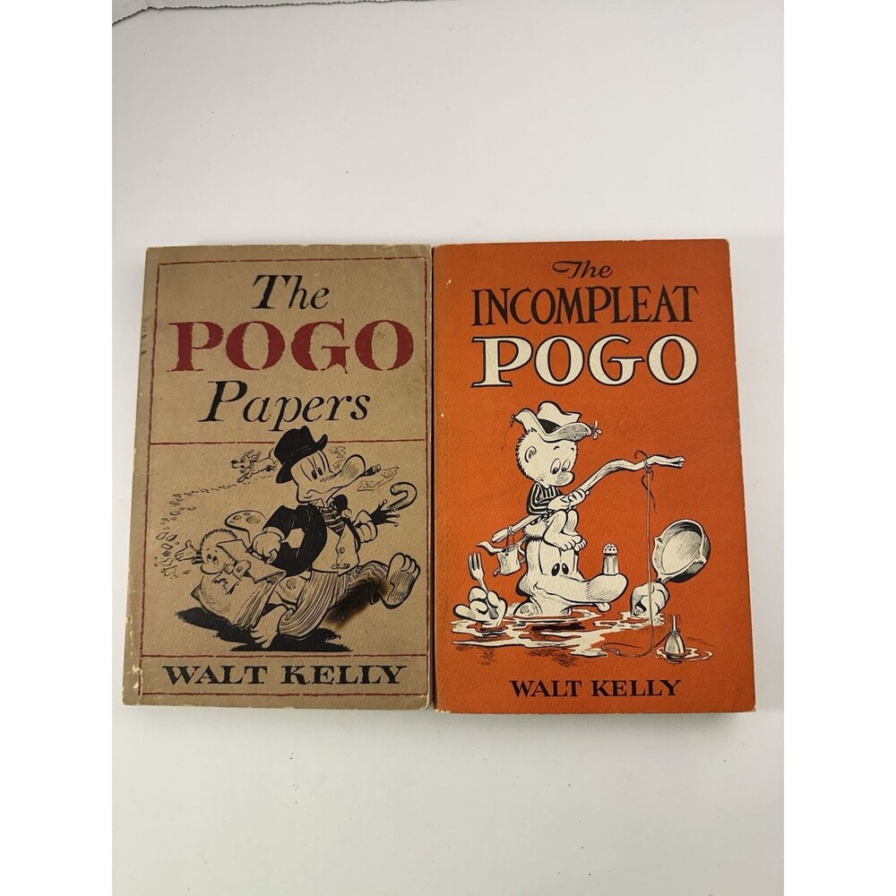 Walt Kelly Book Lot Of 2 The Incompleat Pogo The Pogo Papers Used